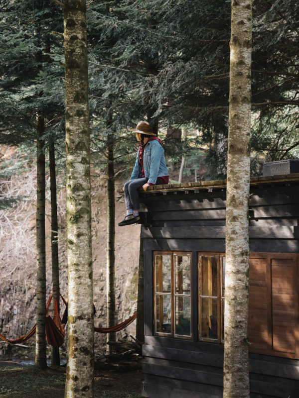 Novosiele Lifestyle Apartments Slowspotter Slow Cabin Bieszczady altanka nad rzeką